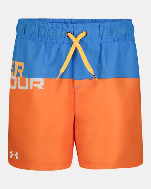 Boys' UA Colorblock Swim Volley Shorts